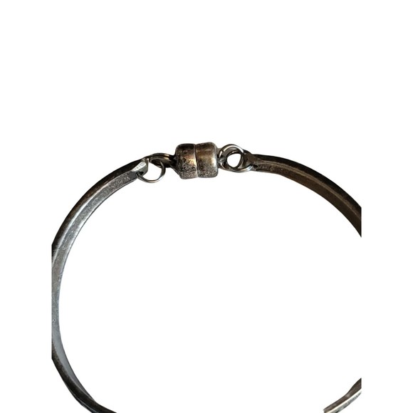 Vintage Rogers Oneida LTD  Spoon Bracelet with Magnetic Clasp & Charm - Picture 5 of 5